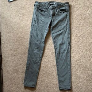Grey skinny pants